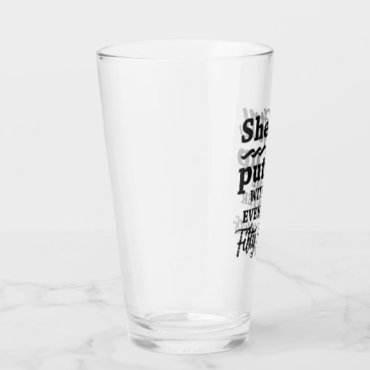 Funny 50th Wedding Jubileum Glas (Rechts)