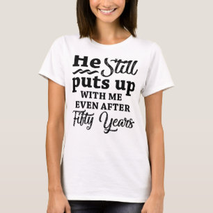 Funny 50th Wedding Jubileum T-shirt
