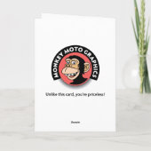 Funny 54th Birthday Card voor haar Kaart (Achterkant)