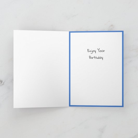 Funny 55 Birthday Cat Kaart (Binnen)