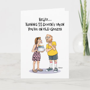 Funny 55th Birthday Kaart