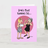 Funny 56th Birthday Card Kaart (Voorkant)
