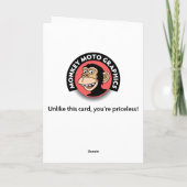 Funny 57th Birthday Kaart (Achterkant)