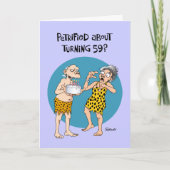Funny 59th Birthday Kaart (Voorkant)