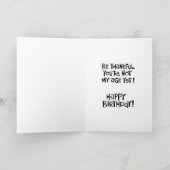 Funny 59th Birthday Kaart (Binnen)