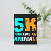 Funny 5K Briefkaart (Staand voorkant)