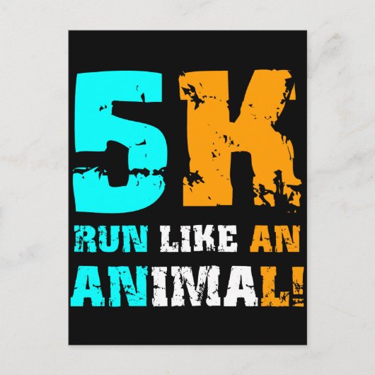 Funny 5K Briefkaart (Voorkant)