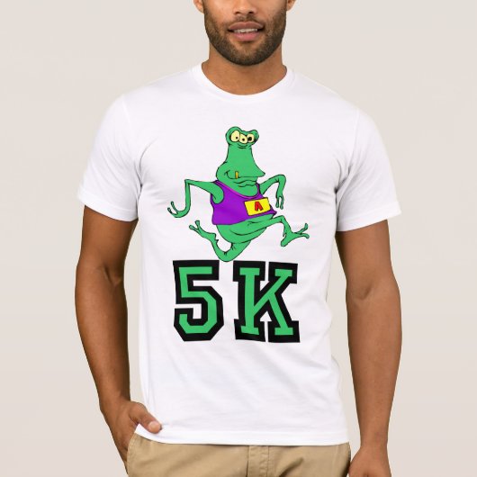 Funny 5K buitenaards T-shirt (Voorkant)