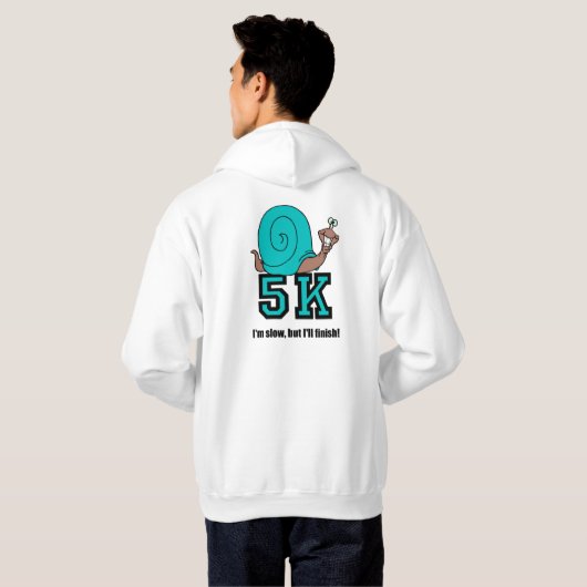 Funny 5K Hoodie (Achterkant volledig)