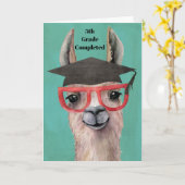 Funny 5th Grade Afstuderen Card Kaart (Gele Bloem)