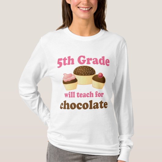 Funny 5th Grade Teacher T-shirt (Voorkant)