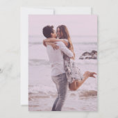 Funny 5th Wood Anniversary Card with Custom Photo Kaart (Achterkant)