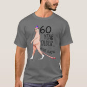 Funny 60-jarige 60e verjaardag, geboren in 1966 t-shirt (Voorkant)