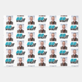 Funny 60 so what Quote Photo 60th Birthday Inpakpapier Vel (Voorkant 3)