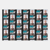 Funny 60 so what Quote Photo 60th Birthday Inpakpapier Vel (Voorkant)