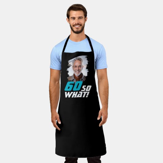 Funny 60 so what Quote Photo 60th Birthday Schort (Gedragen)