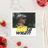 Funny 60, wat Quote Foto 60th Birthday Servet (Insitu)