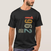 Funny 60e verjaardag, geboren in 1962 60 jaar oud  t-shirt (Voorkant)