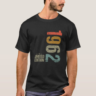 Funny 60e verjaardag, geboren in 1962 60 jaar oud  t-shirt