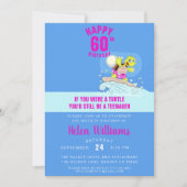 Funny 60e verjaardagsuitnodiging kaart (Voorkant)