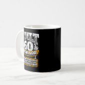 Funny 60th Birthday B-Day Gift Gezegde 60 Year Koffiemok (Voorkant links)