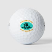 Funny 60th Birthday Gag Gift Golfballen (Voorkant)