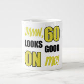 Funny 60th Birthday Gag Gift Grote Koffiekop (Voorkant)