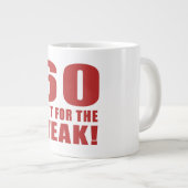 Funny 60th Birthday Gag Gifts Grote Koffiekop (Voorkant rechts)