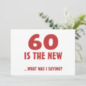 Funny 60th Birthday Gag Gifts Kaart (Staand voorkant)