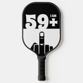 Funny 60th Birthday Gift, 59 plus één controleur Pickleball Paddle