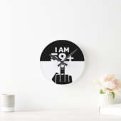 Funny 60th Birthday Gift, 59 plus één Ronde Klok (Huis)