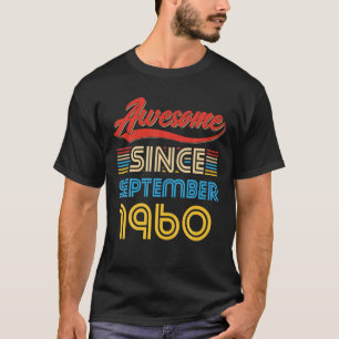 Funny 60th Birthday Gifts March 1960 60Years old T-shirt