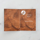 Funny 60th Birthday Howling Coyote Kaart (Binnen)