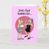 Funny 60th Birthday Kaart (Gele Bloem)