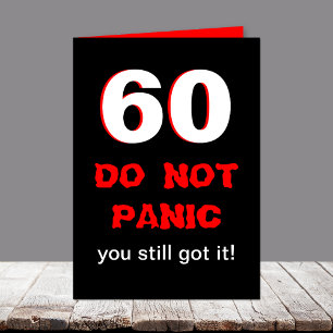 Funny 60th Birthday Kaart