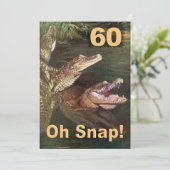 Funny 60th Birthday Party Kaart (Staand voorkant)