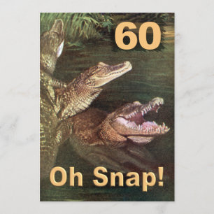 Funny 60th Birthday Party Kaart