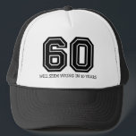Funny 60th Birthday Party Trucker Pet<br><div class="desc">60e Verjaardag Party Trucker Hat cadeau</div>