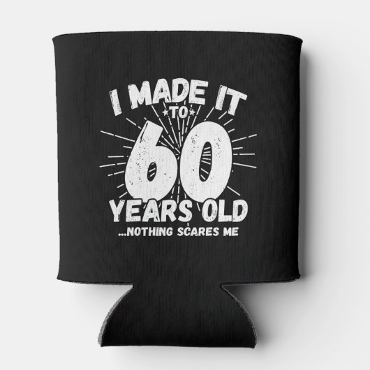 Funny 60th Birthday Quote Sarcastic 60 Year Old Blikjeskoeler (Achterkant)