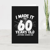 Funny 60th Birthday Quote Sarcastic 60 Year Old Kaart (Voorkant)