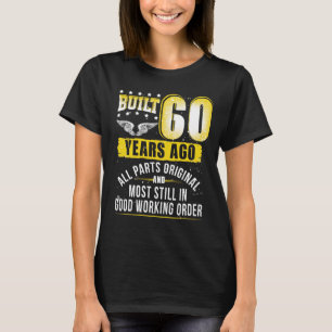 Funny 60th Birthday Shirt B-Day Gift Gezegde 60 ja
