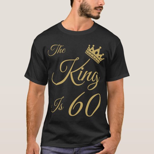 Funny 60th Birthday voor mannen T-shirt (Voorkant)