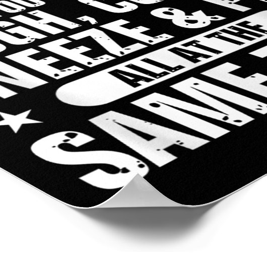 Funny 60th Birthday With Age Comes New Skills Humo Poster (Hoek)