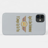 Funny 60th - Leeftijd is als ondergoed Case-Mate iPhone Case (Achterkant (horizontaal))