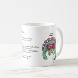 Funny 60th Personalized 'Toen ik jouw leeftijd was Koffiemok