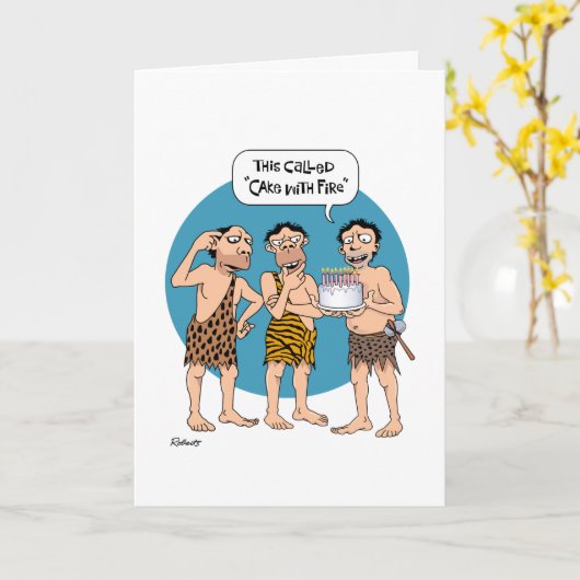 Funny 61st Birthday Kaart (Gele Bloem)