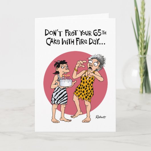 Funny 65th Birthday Card Kaart (Voorkant)