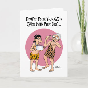 Funny 65th Birthday Card Kaart