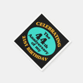 Funny 65th Birthday Gag Gift Servet (Hoek)