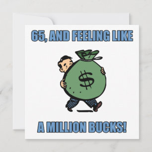 Funny 65th Birthday Kaart